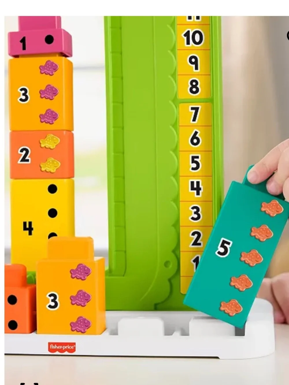Fisher-Price Adding Alligator Counting & Math Learning Toy | Preschool STEM toy